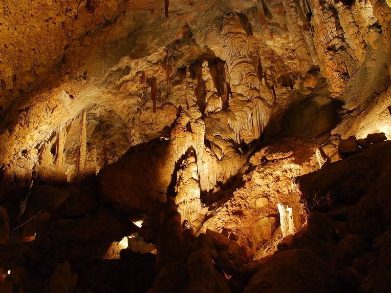 Foto: Sala interior de la Cueva 