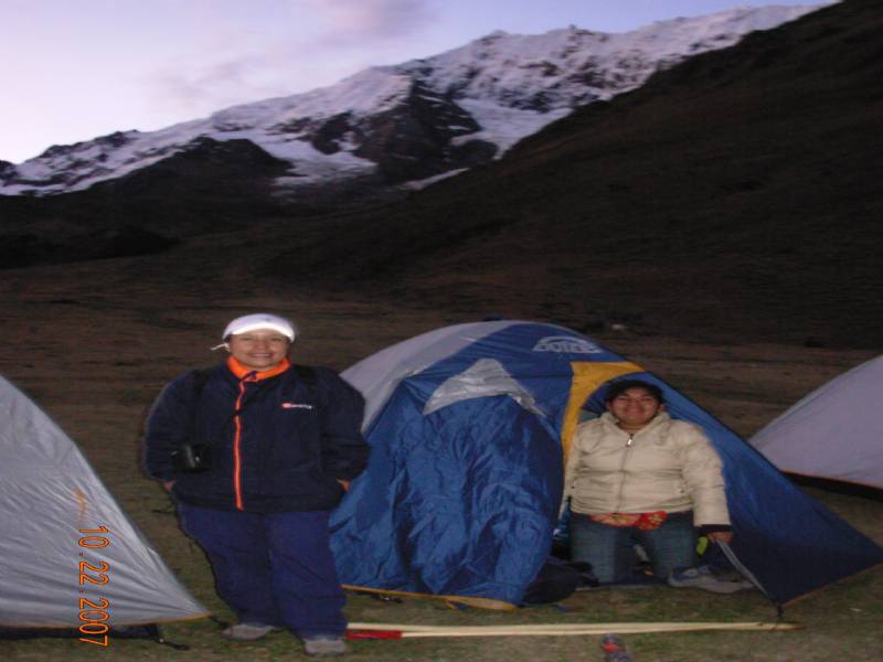 Foto: Acampamos a los pies del Nevado Umantay, que paz