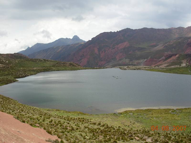 Foto: Laguna cerca a Ticllo a 4787 m.s.n.m