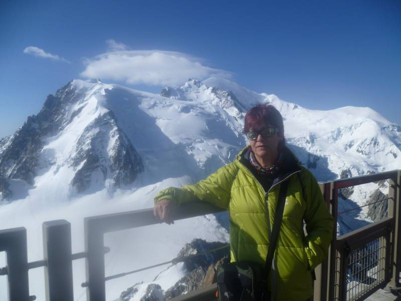 Foto: Mont Blanc desde Aiguille du Midi (3842 mts)