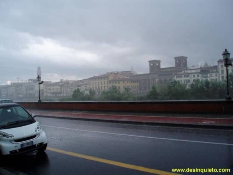 Foto: Quien dijo que no llueve en Florencia