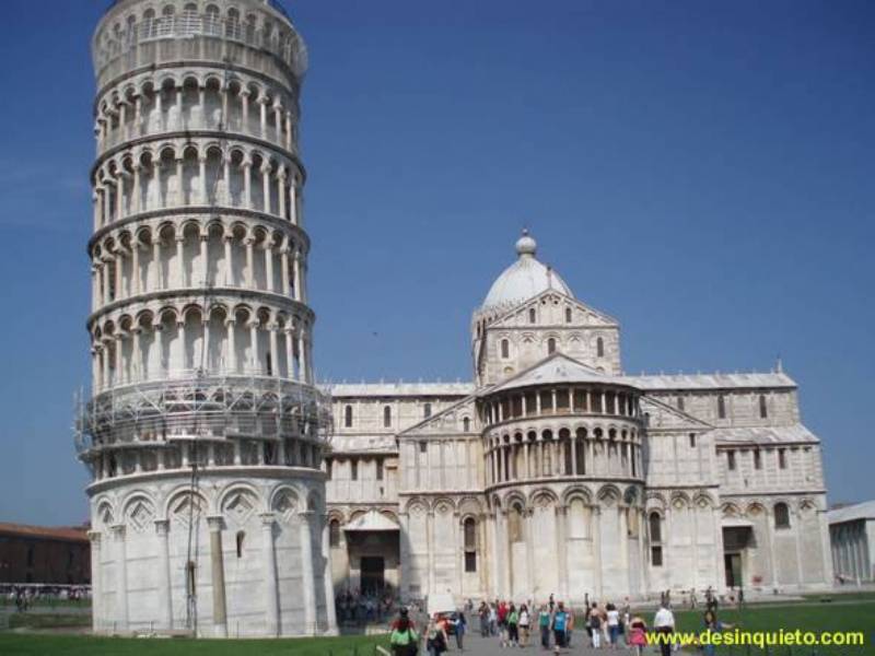Foto: Visitamos Pisa antes de que se cayera la torre
