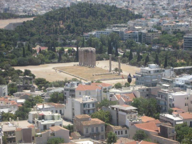 Foto: Panoramica Templo de Zeus