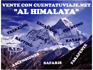 Viajes de aventura al Himalaya con cuentatuviaje.net