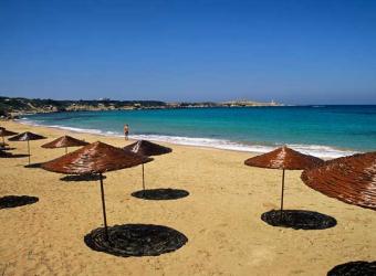 Una de las playas de la Península de Karpas