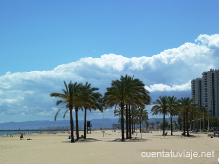 Playa en Cullera