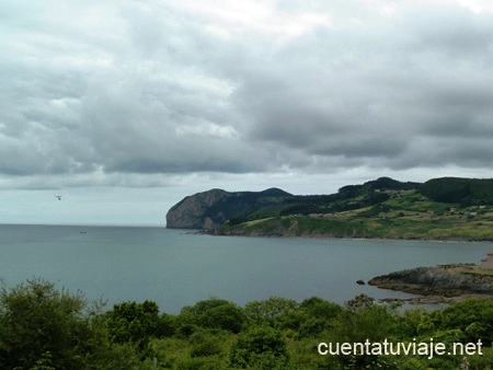 Paisaje costero en la Reserva de Urdaibai