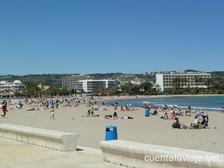 Playa del Arenal, Xàbia.