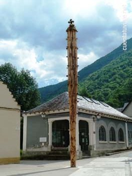 Plaza deth Haro. Les, Val d´Aran.