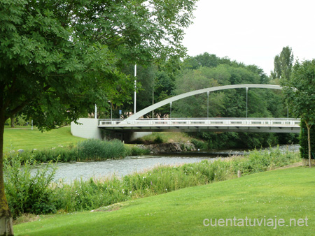 Río Najerilla a su paso por Nájera.