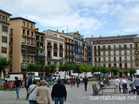 Plaza del Castillo, Pamplona.