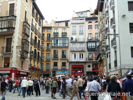 Casco antiguo de Pamplona.