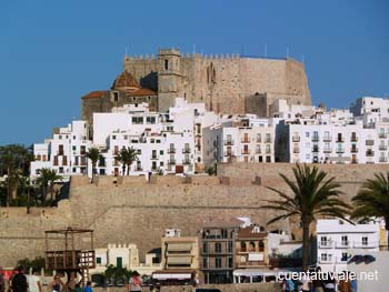 Castillo del Papa Luna en Peníscola, Costa del Azahar.