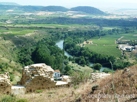 Río Ebro a su paso por San Vicente de la Sonsierra