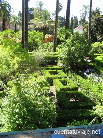 Jardines de El Alcázar, Sevilla.