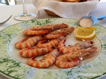 Langostinos de Vinaròs, Costa del Azahar.