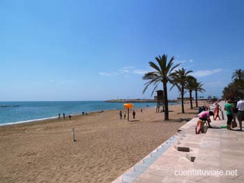 Playas en Vinaròs, Costa del Azahar.