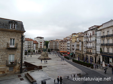 Plaza de la Virgen Blanca, Vitoria-Gasteiz.