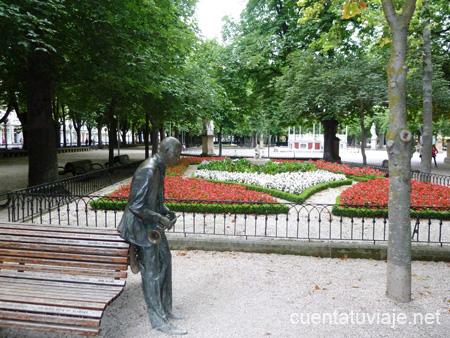 Trompetista en el Parque de la Florida, Vitoria-Gasteiz.