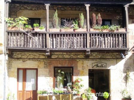 Casas tipicas en Comillas.