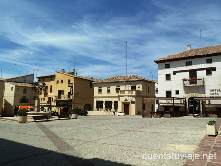 Plaza en el Barrio de la Villa, Requena.